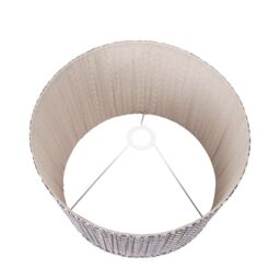 Ruma Navy Blue Chevron Tapered Pleat Shade for Floor Lamps - Size: 20 inches - thumbnail 4