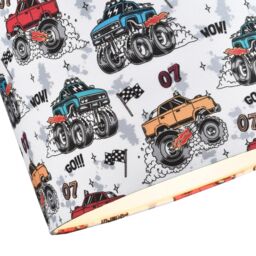Happy Homewares Modern & Colourful Childrens Fabric Lamp Shade - thumbnail 3