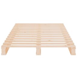Berkfield Home Pallet Bed 100x200 cm Solid Wood Pine in Brown - thumbnail 5