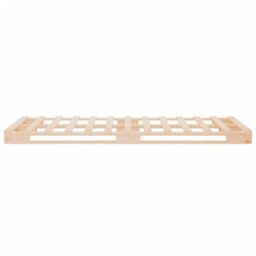 Berkfield Home Pallet Bed 100x200 cm Solid Wood Pine in Brown - thumbnail 6