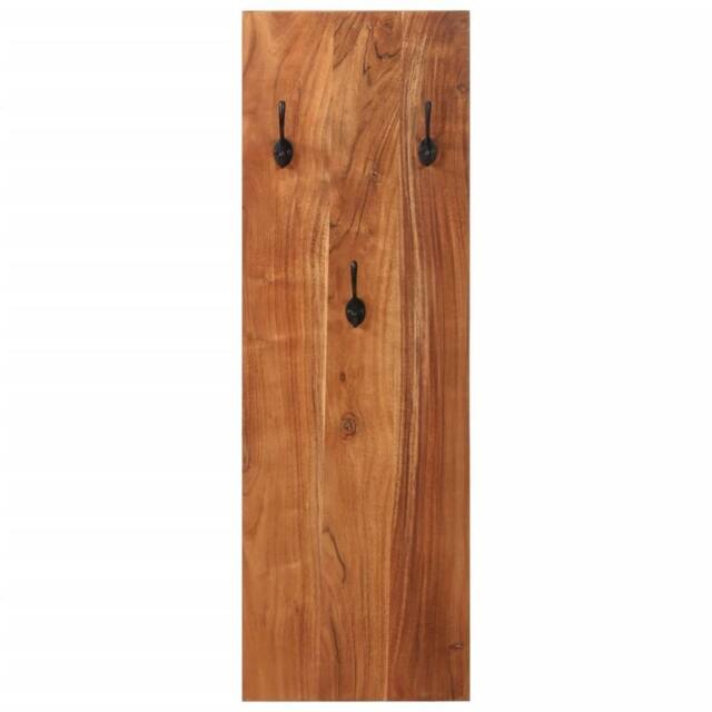Berkfield Home Wall-mounted Coat Racks 2 pcs 36x3x110 cm Solid Acacia Wood in Brown - Size: 36 x 3 x 110 cm - image 1
