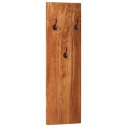 Berkfield Home Wall-mounted Coat Racks 2 pcs 36x3x110 cm Solid Acacia Wood in Brown - Size: 36 x 3 x 110 cm - thumbnail 9