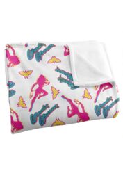 Wonder Woman Bright Pattern Silky Touch Super Soft Throw Blanket 152 X 127 cm in White - thumbnail 3