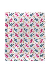 Wonder Woman Bright Pattern Silky Touch Super Soft Throw Blanket 152 X 127 cm in White - thumbnail 1