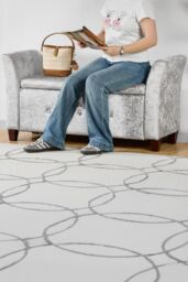 Home Discount Vida Designs Seville Storage Ottoman Velvet Fabric UKFR Furniture in Silver - thumbnail 3