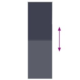 Berkfield Home Roller Blind Blackout Marine 75x210 cm Fabric Width 70.7 cm Polyester in Blue - thumbnail 5