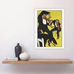 "Artery8 Musicians Between 3 & 4 in the Morning Jung Wall Art Poster Print in Yellow - Size: W18"" x H24""" - thumbnail 4