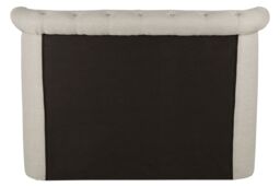 Orsina Contemporary Double Ottoman Bed, Elegant Winged Headboard in Grey - thumbnail 3