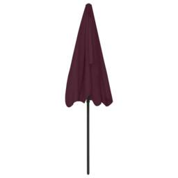Berkfield Home Beach Umbrella Bordeaux Red 200x125 cm in Burgundy - thumbnail 5