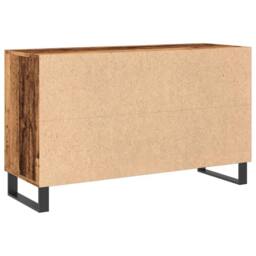 Berkfield Home Sideboard Old Wood 100x36x60 cm Engineered Wood in Brown - Size: 100 x 36 x 60 cm - thumbnail 6