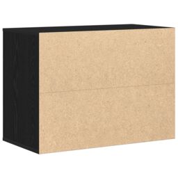Berkfield Home Corner Chest of Drawers Black Oak 80x41x58 cm Engineered Wood - Size: 80 x 41 x 58 cm - thumbnail 6