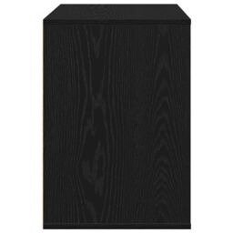 Berkfield Home Corner Chest of Drawers Black Oak 80x41x58 cm Engineered Wood - Size: 80 x 41 x 58 cm - thumbnail 8
