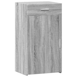 Berkfield Home Sideboard Grey Sonoma 50x42.5x93 cm Engineered Wood - thumbnail 1