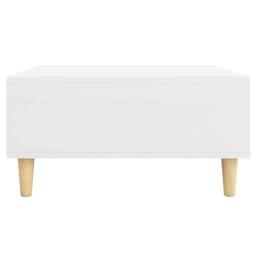 Berkfield Home Decorative Coffee Table White 60x60x30 cm Engineered Wood - Size: 60 x 60 x 30 cm - thumbnail 5
