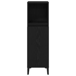 Berkfield Home Bathroom Furniture Set Set of 3 Black Oak Engineered Wood - thumbnail 9