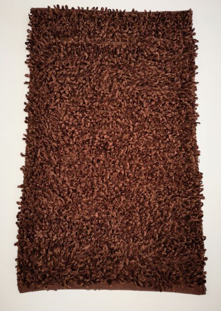 Rapport Home Oxford Shaggy Rug (55x85 cm) in Dark Brown - image 1
