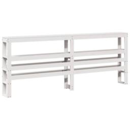 Berkfield Home Bed Frame with Headboard without Mattress White 200x200 cm - thumbnail 8