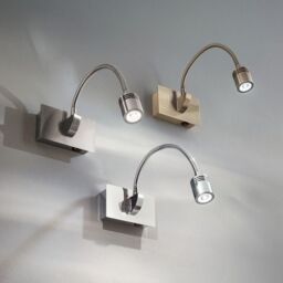 Dynamo LED 1 Light Indoor Adjustable Wall Light Reading Lamp Antique Brass - thumbnail 3
