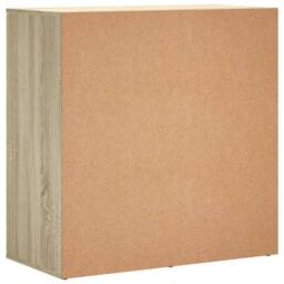 Berkfield Home Sideboards 2 pcs Sonoma Oak 79x38x80 cm Engineered Wood in Light Brown - Size: 79 x 38 x 80 cm - thumbnail 7