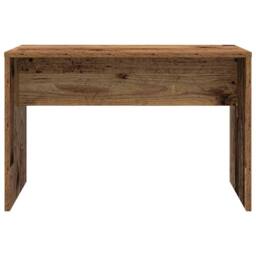 Berkfield Home Beautiful Dressing Table Set with LED Old Wood Engineered Wood in Brown - thumbnail 8