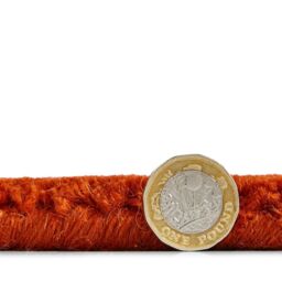 The Rug Shop UK Orange Luxurious Modern Easy to clean Machine Made Chequered Area Rug - Size: 150 cm x 230 cm - thumbnail 6