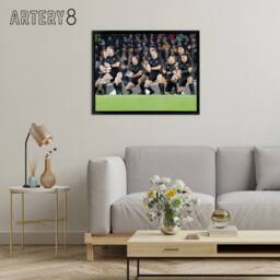 "Artery8 New Zealand Rugby Haka World Cup Framed Canvas Wall Art Print - Size: W12"" x H16""" - thumbnail 3
