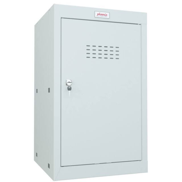 Phoenix Safe Company Light Grey Cube Locker with Key Lock, CL0644GGK, 87L - Size: 600mm - image 1