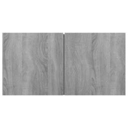 Berkfield Home Hanging TV Cabinet Grey Sonoma 60x30x30 cm Engineered Wood - Size: 60 x 30 x 30 cm - thumbnail 4