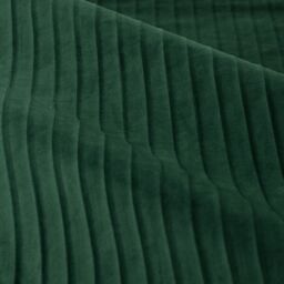 Paoletti Corinthian Velvet Room Darkening Eyelet Curtain Pair in Dark Green - Size: 168 cm width x 137 cm drop - thumbnail 6