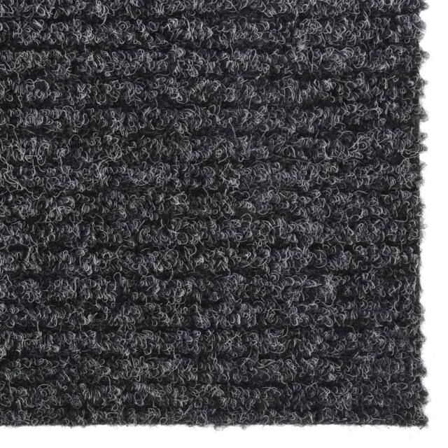 Berkfield Home Modern Dirt Trapper Carpet Runner 100x200 cm Anthracite in Charcoal - Size: 100 cm diameter - image 1