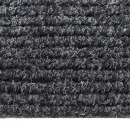 Berkfield Home Modern Dirt Trapper Carpet Runner 100x200 cm Anthracite in Charcoal - Size: 100 cm diameter - thumbnail 4