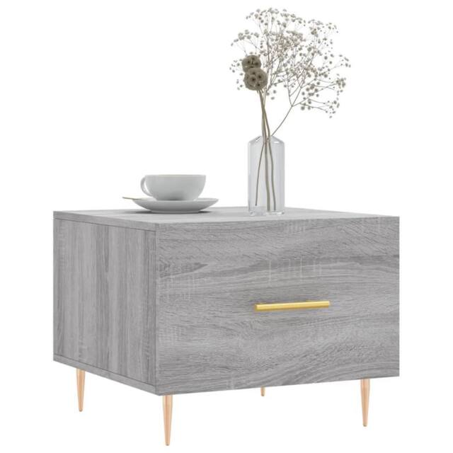 Berkfield Home Decorative Coffee Tables 2 pcs Grey Sonoma 50x50x40 cm Engineered Wood - Size: 50 x 50 x 40 cm - image 1