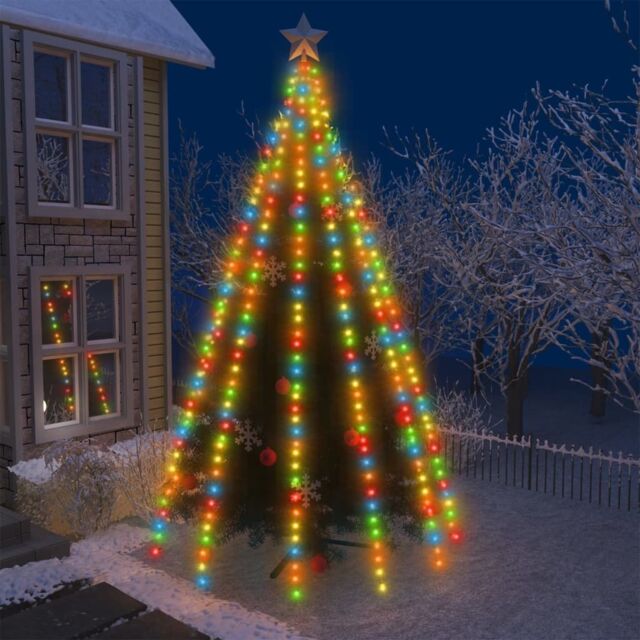 Berkfield Home Tree Lights with 500 LEDs Colourful 500 cm Indoor Outdoor - image 1