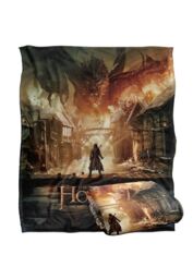 Warner Brothers The Hobbit Battle Of The Five Armies Officially Licensed Silky Touch Super Soft Throw Blanket 152 x 127 cm in White - thumbnail 2