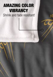 Warner Brothers Lord Of The Rings Logo Officially Licensed Silky Touch Super Soft Throw Blanket 152 x 127 cm in White - thumbnail 4