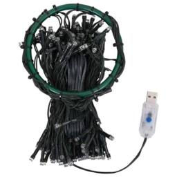 Berkfield Home Bright Christmas Tree Net Lights with 180 LEDs Cold White 180 cm - thumbnail 4