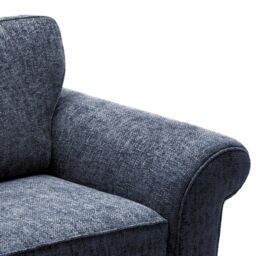 Abakus Direct Ingrid Collection Cuddle Chair in Dark Blue - thumbnail 5