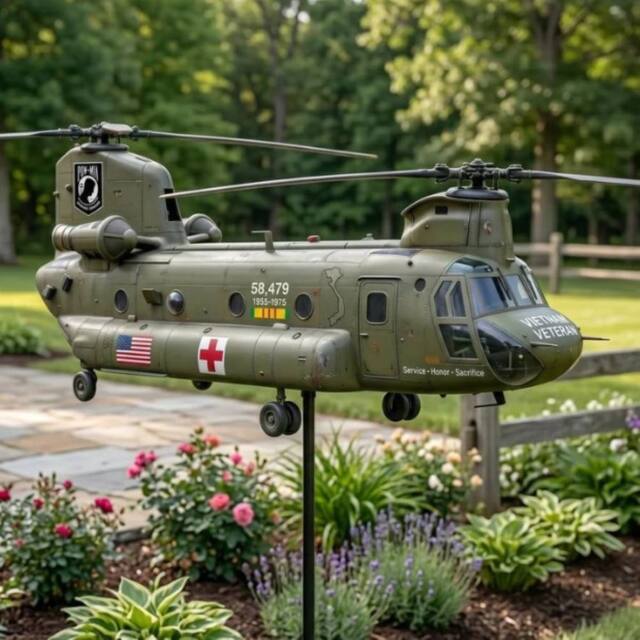 Quipulse Model C Helicopter Wind Spinner in Green - image 1