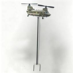 Quipulse Model C Helicopter Wind Spinner in Green - thumbnail 3