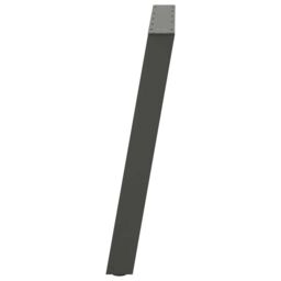 Berkfield Home vidXL Dining Table Legs U-Shaped 2 pcs Anthracite 70x(72-73) cm Steel in Black - thumbnail 6