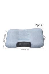 Living and Home Cooling Pillow Insert for Back Stomach and Side Sleepers in Blue - Size: Single - thumbnail 6