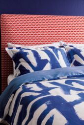 Harlequin 'Thicket' Cotton Sateen Duvet Cover Set in Blue - Size: Double - thumbnail 2