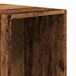 Berkfield Home Wardrobe Old Wood 30x50x200 cm Engineered Wood in Brown - Size: 30 x 50 x 200 cm - thumbnail 7