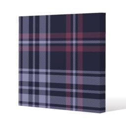 Benjamin Tate Design Tartan plaid pattern (Canvas Print) / 77 x 77 x 4cm in Natural - Size: 77 x 77 x 4 cm - thumbnail 1