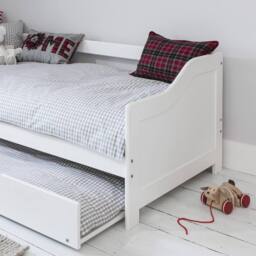 Nöa and Nani Hove Day Bed with Pullout Trundle in White - Size: Single - thumbnail 7
