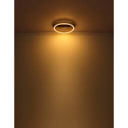 Netlighting Luffy 93x59cm Semi Flush Ceiling Light Matt Black LED 3000K - Size: 93x59 cm - thumbnail 6