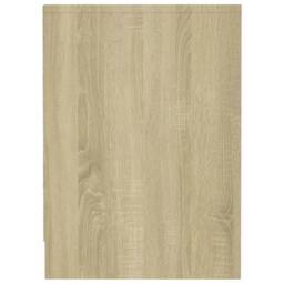 Berkfield Home TV Cabinet Sonoma Oak 102x37.5x52.5 cm Engineered Wood in Light Oak - thumbnail 4