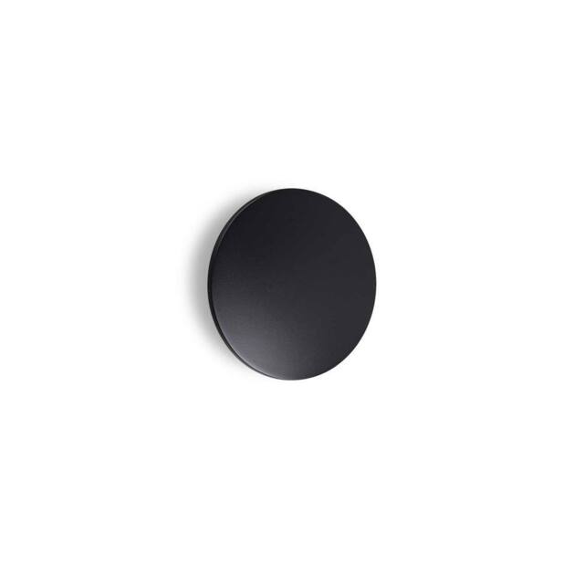 Netlighting Punto Integrated LED Outdoor Flush Wall Lamp Black 1400Lm 3000K IP54