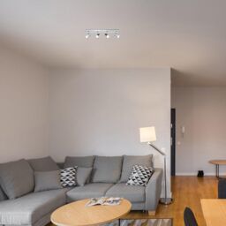 ValueLights Rosie 4 Way Silver Ceiling Bar Spotlight - thumbnail 5