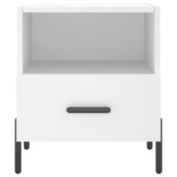 Berkfield Home Bedside Cabinets 2 pcs White 40x35x47.5 cm Engineered Wood - thumbnail 7